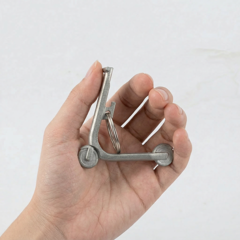 Minibo Aluminium 3D Printed Keyring